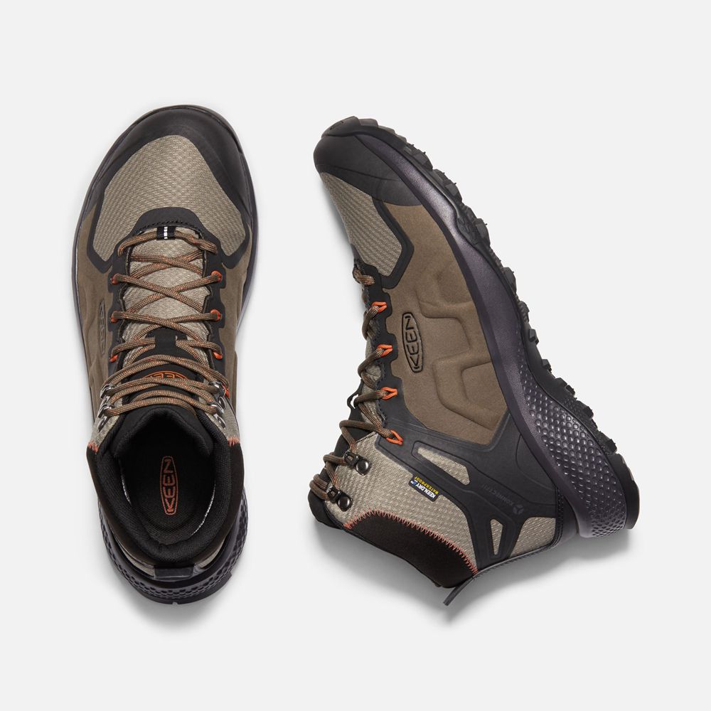 Keen Laarzen Heren Bruin/Zwart - Explore Waterproof - 23915-NRCE